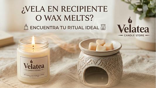 ¿Vela en recipiente o Wax Melts? Encuentra tu ritual de desconexión ideal