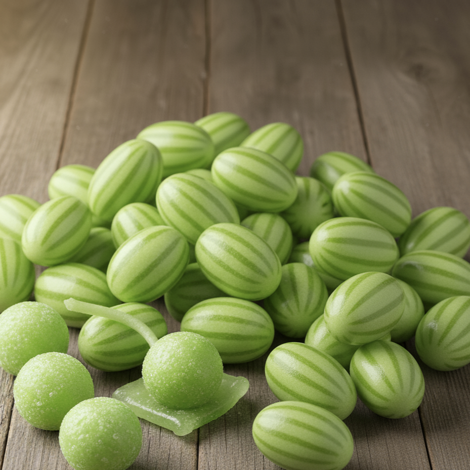 Fresca y divertida: la jugosidad del melón mezclada con un aire goloso y alegre