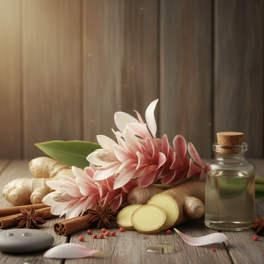 Un aroma exótico y elegante que combina flores delicadas con jengibre chispeante