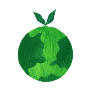 Símbolo eco que representa el respeto de Velatea por la naturaleza y el medio ambiente.