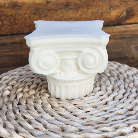 Vela decorativa de cera de soja con forma de columna romana Velatea