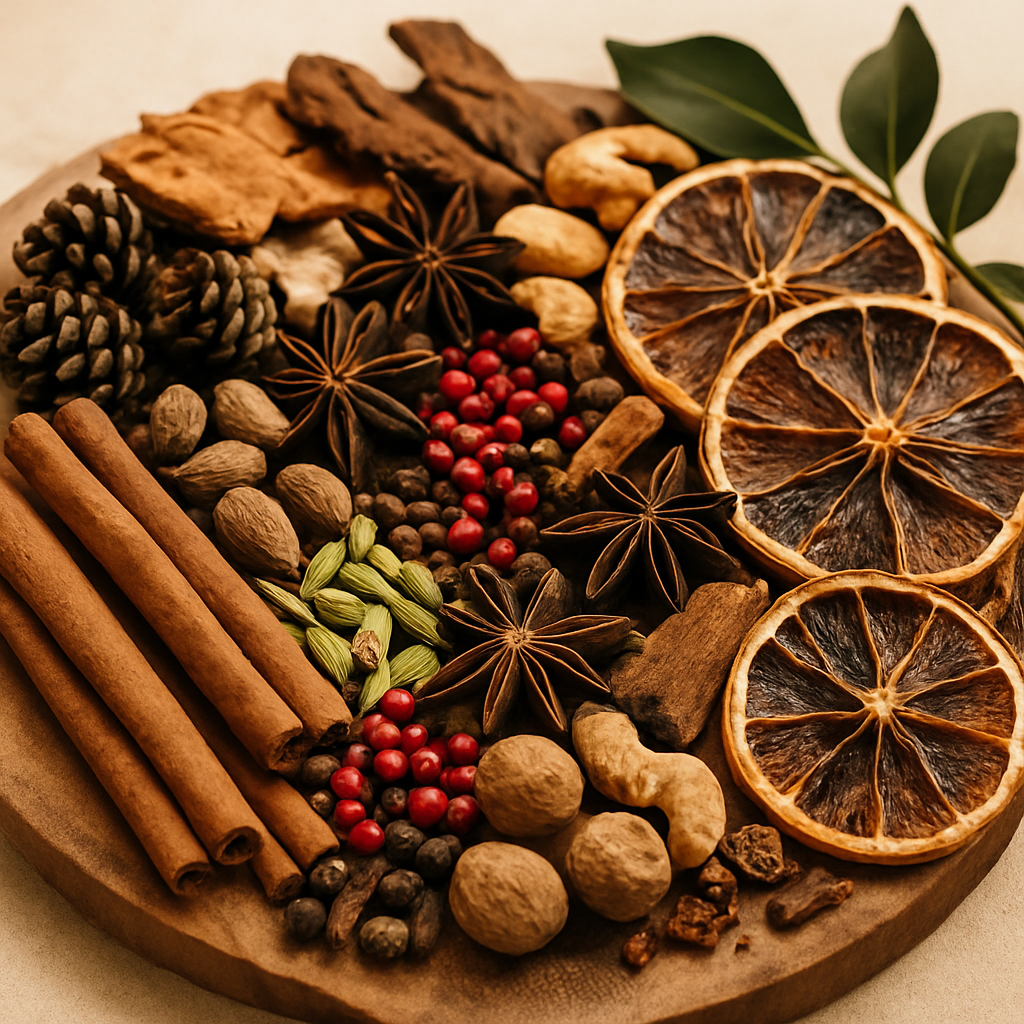 Deja que los aromas especiados y amaderados envuelvan tu hogar. Velas hechas a mano con ingredientes sostenibles, perfectas para momentos de calma y confort.