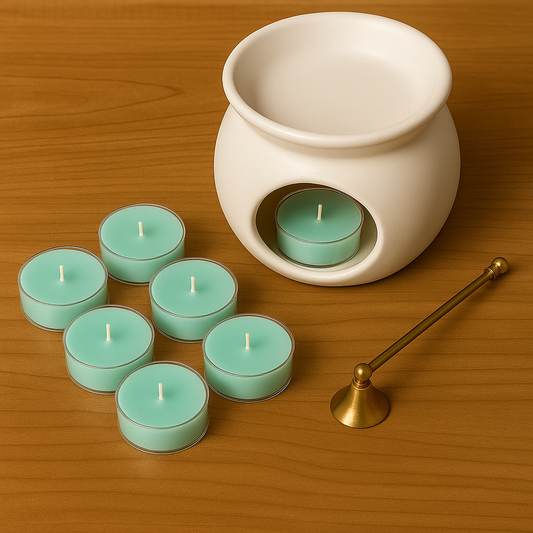 Pack de 6 velitas de té de soja con fragancia Armonía de Magnolia Velatea