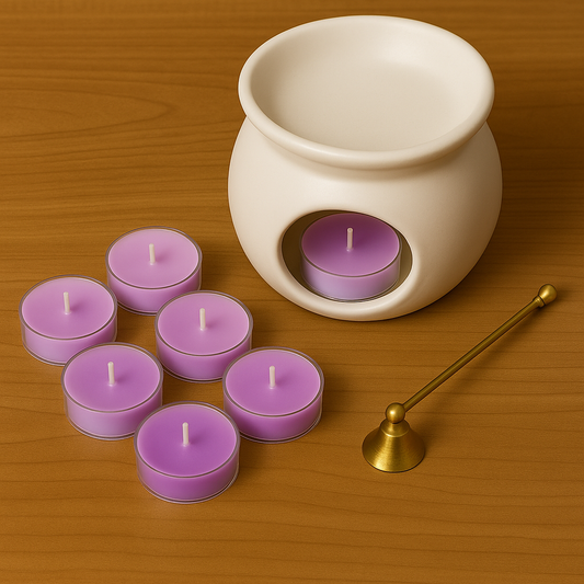 Pack de 6 velitas de té de soja con fragancia Bouquet Sensual Velatea