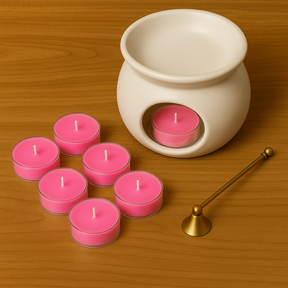 Pack de 6 velitas de té de soja con fragancia Ginger Lily Velatea