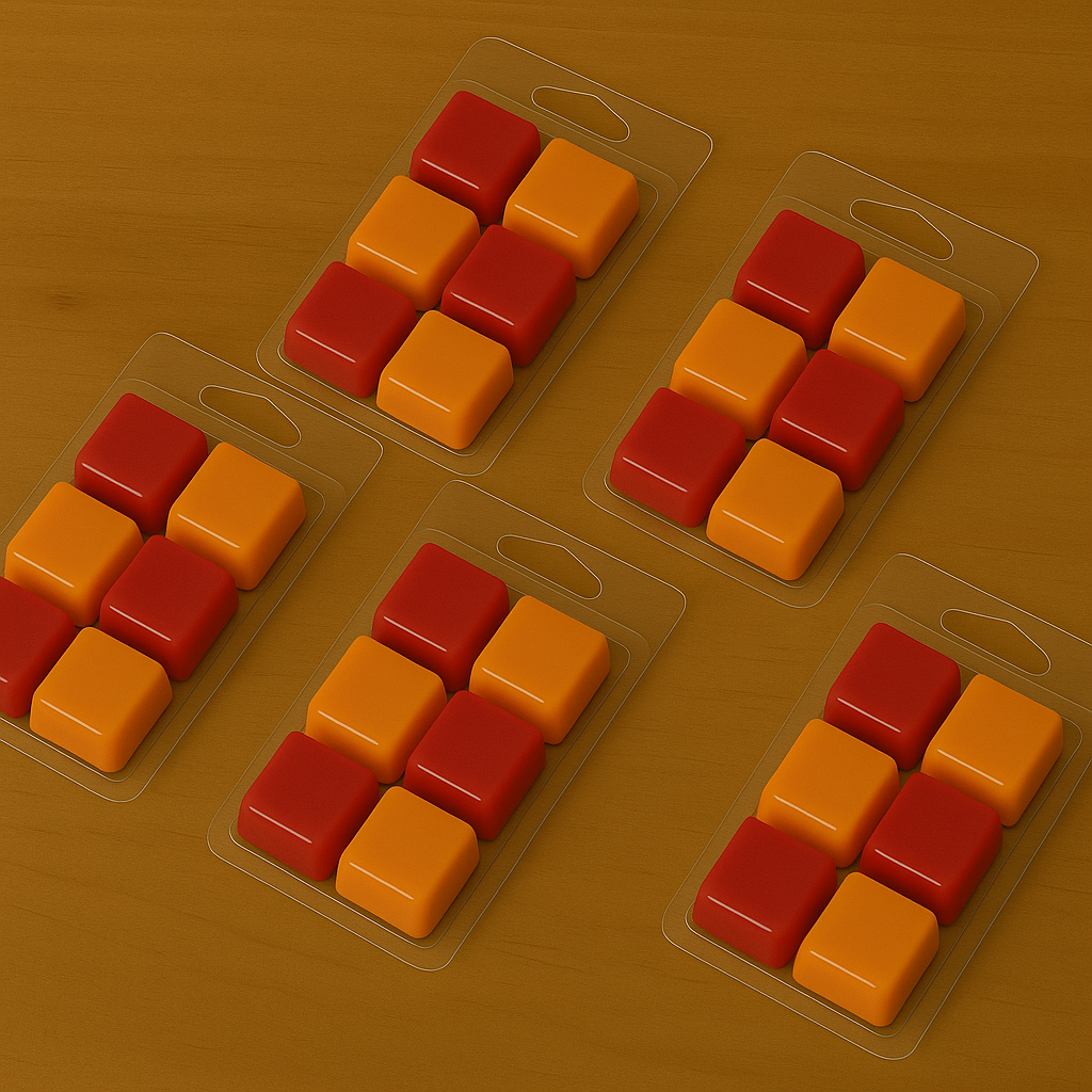 Wax melts artesanales de soja aroma Corazón de Melocotón Velatea