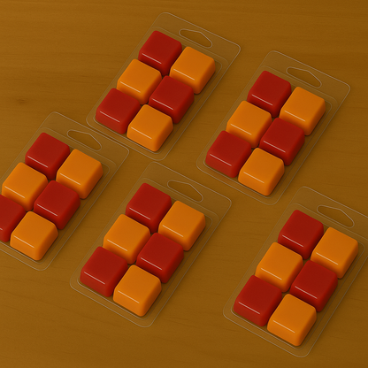 Wax melts artesanales de soja aroma Corazón de Melocotón Velatea