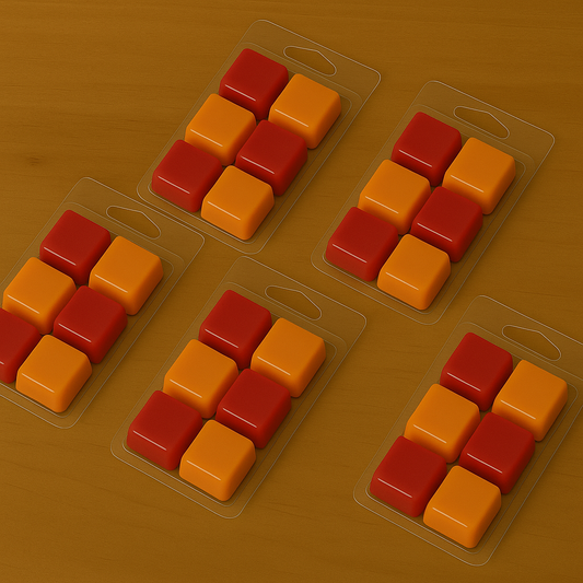 Wax melts artesanales de soja aroma Corazón de Melocotón Velatea